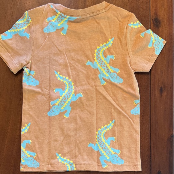 Mixed Kids Tees - Coral, Mint, Tan, Aqua Stripe & Light Blue - Picture 7 of 11